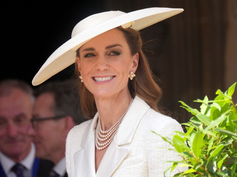 Erst am Wochenende hatte sich Kate mit ihren Kindern in der Öffentlichkeit gezeigt. (Archivbild) - Foto: Yui Mok/PA Pool/AP/dpa