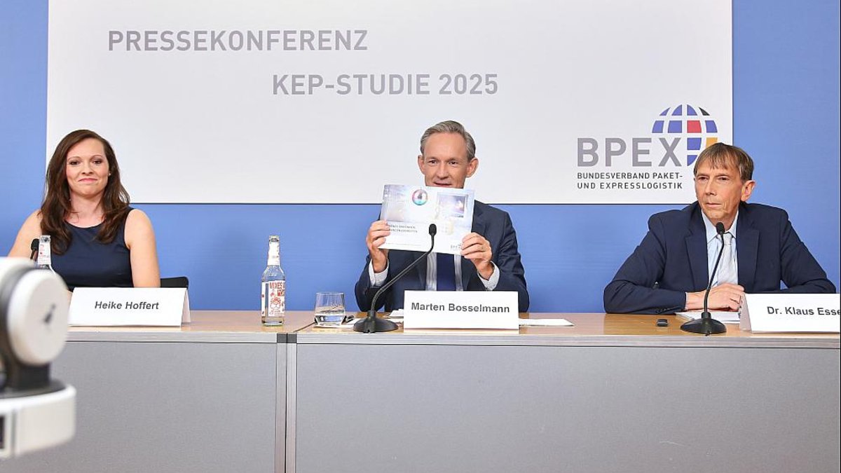 Pressekonferenz: Bundesverband Paket- und Expresslogistik e. V. am 18.06.2025 - Foto: über dts Nachrichtenagentur