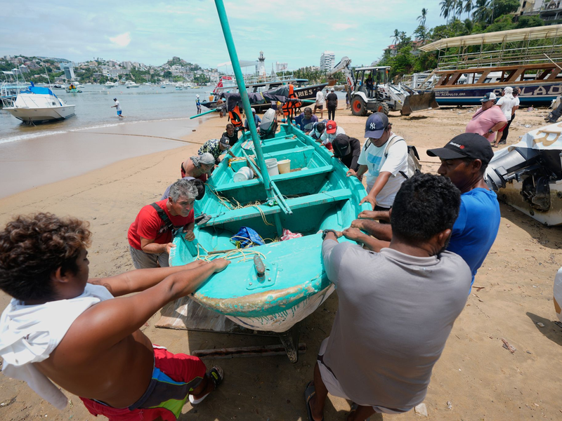Behörden warnen vor einem «extrem gefährlichen» Sturm. - Foto: Fernando Llano/AP/dpa