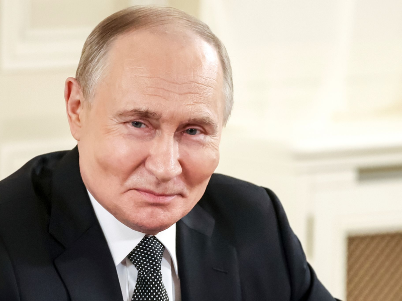 Auch die Deutsche Presse-Agentur war bei dem Treffen mit dem Kremlchef vertreten.  - Foto: Vyacheslav Prokofyev/Pool Sputnik Kremlin/AP/dpa