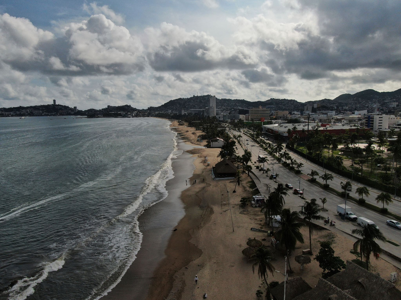 Der Wirbelsturm wird als sehr gefährlich eingestuft. - Foto: Fernando Llano/AP/dpa