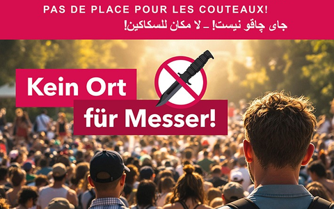 POL-KI: 250619.1 Kiel: Sicher durch die Kieler Woche 2025 - Kein Ort für Messer - Foto: presseportal.de