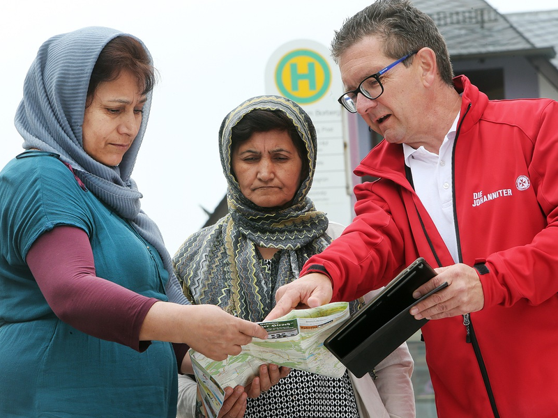 Menschen auf der Flucht: Johanniter stehen fest an der Seite der Menschen / Unterstützung in Deutschland und weltweit - Foto: presseportal.de