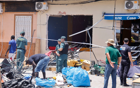 Als Ursache wird ein Gasaustritt vermutet. - Foto: Martín C./EUROPA PRESS/dpa