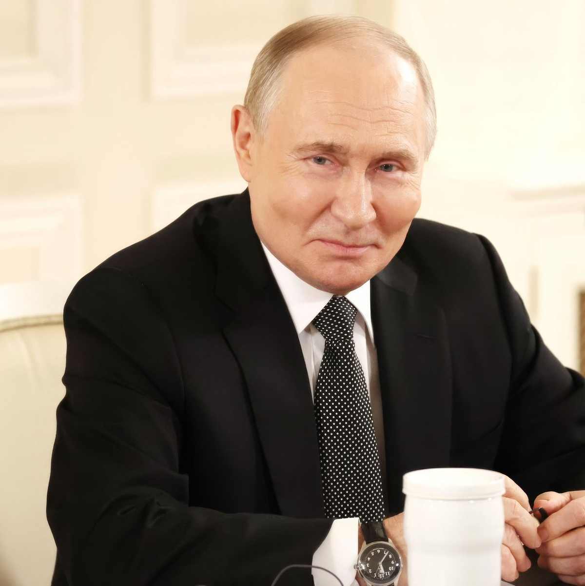 Jedes Jahr hält Putin beim Wirtschaftsforum in seiner Heimatstadt St. Petersburg eine Rede. - Foto: Vyacheslav Prokofyev/Kremlin Pool/Planet Pix via ZUMA Press Wire/dpa