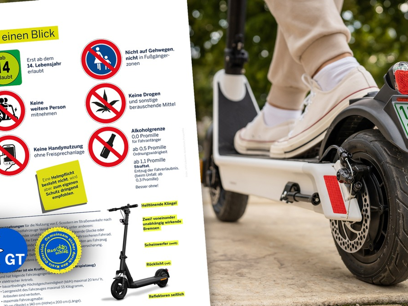 POL-GT: E-Scooter erst ab 14 Jahren erlaubt - auch Eltern sind in der Pflicht - Foto: presseportal.de