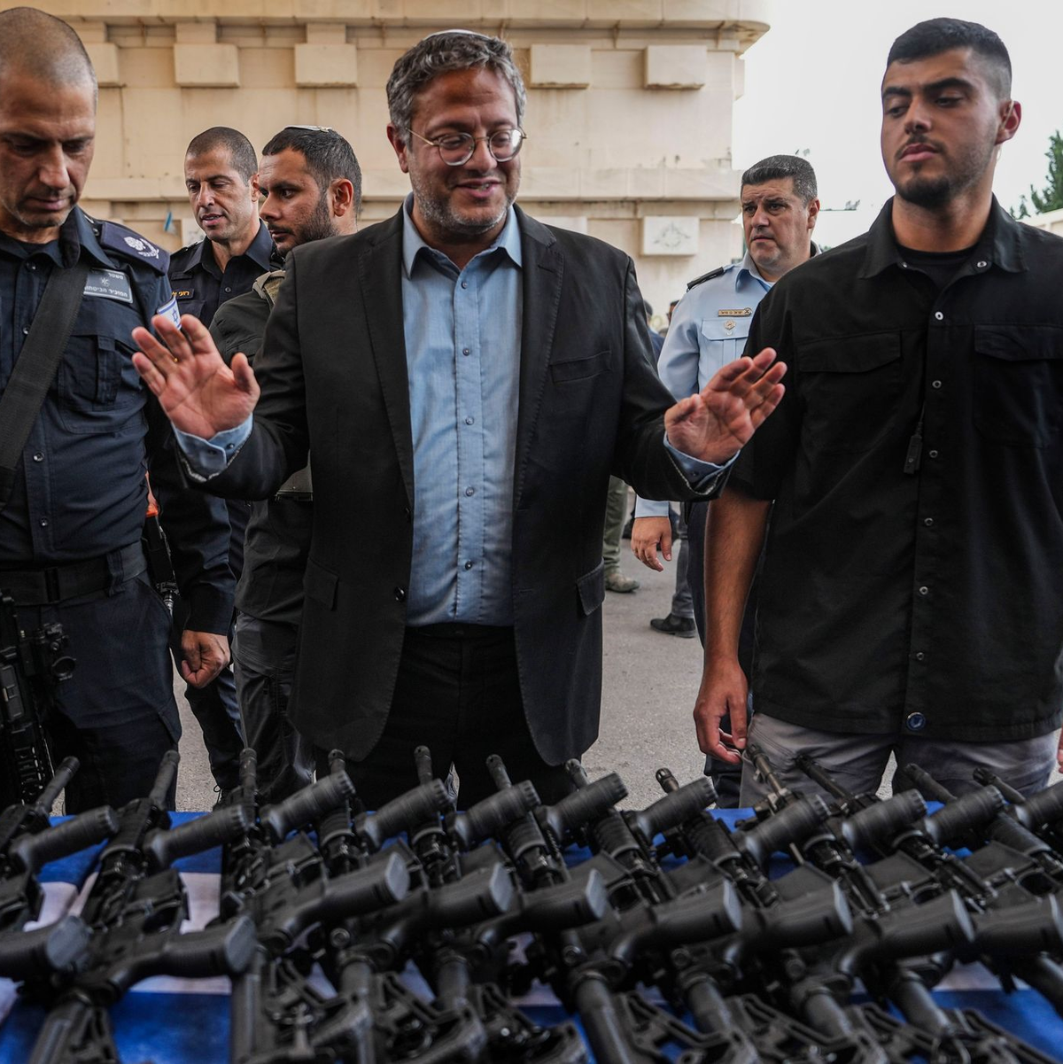 Ben-Gvir sorgt immer wieder mit schrillen Tönen für Empörung. (Archivbild) - Foto: Tsafrir Abayov/AP/dpa