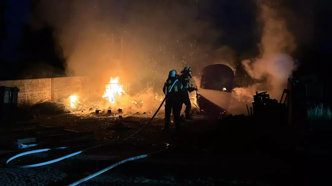 FW-ROW: Feuer schnell unter Kontrolle - Bild: presseportal.de