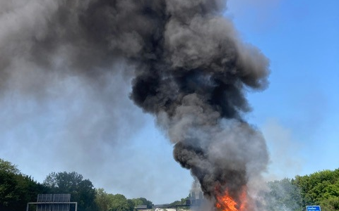 POL-WI: Brennendes Wohnmobil, Gemarkung Limburg, BAB 3, km 107, Fahrtrichtung Köln, Samstag, 21.06.2025, 12:00 Uhr - Foto: presseportal.de
