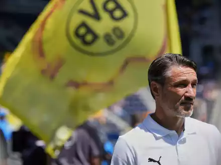 Der Moment, in dem Bellingham zum dritten Dortmunder Tor gegen Mamelodi traf - Foto: Jeff Dean/FR171800 AP/AP/dpa