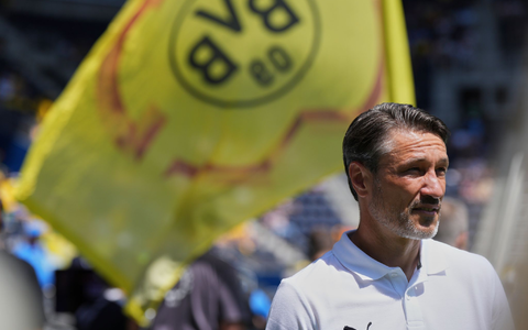 Der Moment, in dem Bellingham zum dritten Dortmunder Tor gegen Mamelodi traf - Foto: Jeff Dean/FR171800 AP/AP/dpa