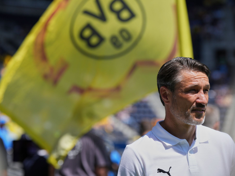 Der Moment, in dem Bellingham zum dritten Dortmunder Tor gegen Mamelodi traf - Foto: Jeff Dean/FR171800 AP/AP/dpa