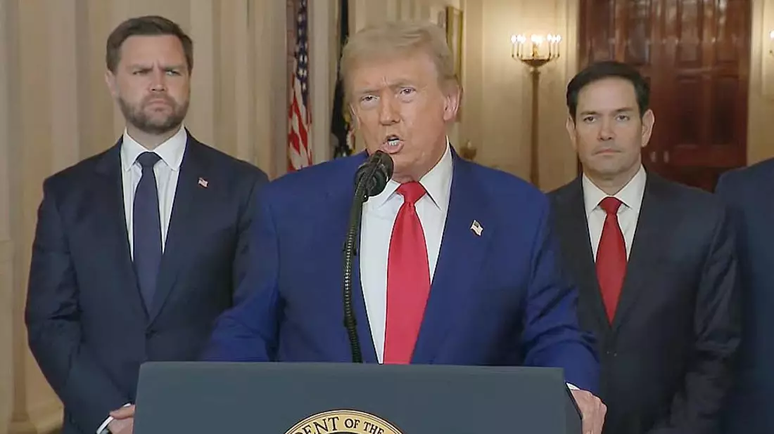 Donald Trump am 21.06.2025 US-Ostküstenzeit - Bild: über dts Nachrichtenagentur