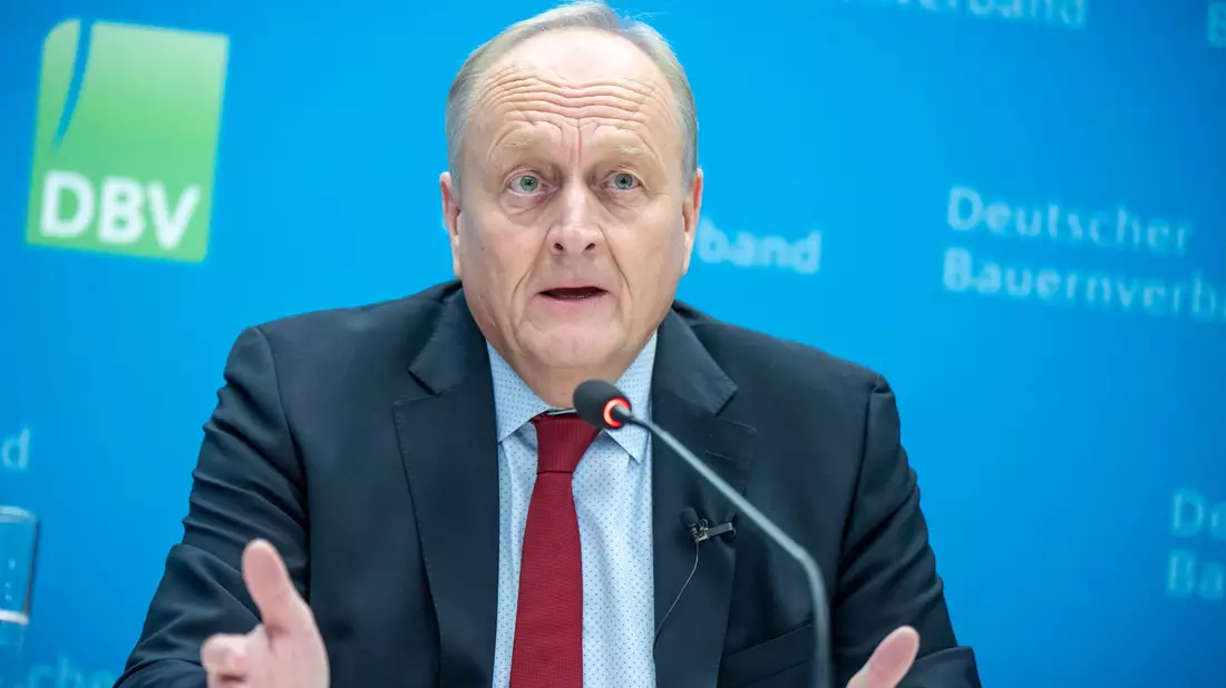 Bauernpräsident Rukwied: «Lebensmittel sind mehr wert.» (Archivbild) - Bild: Michael Kappeler/dpa
