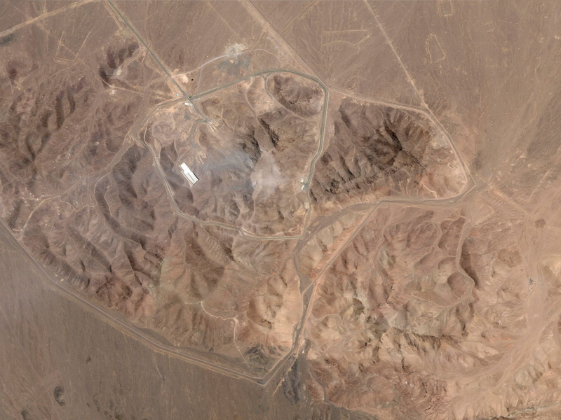 Die angegriffene Atomanlage in Fordo gilt Israel als wichtigstes Ziel in seinem Krieg gegen den Iran. (Archivbild)  - Foto: Planet Labs PBC/Planet Labs PBC via AP/dpa