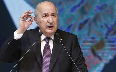 Algeriens Präsident Abdelmadjid Tebboune reagierte betroffen. - Foto: STR/AP/dpa