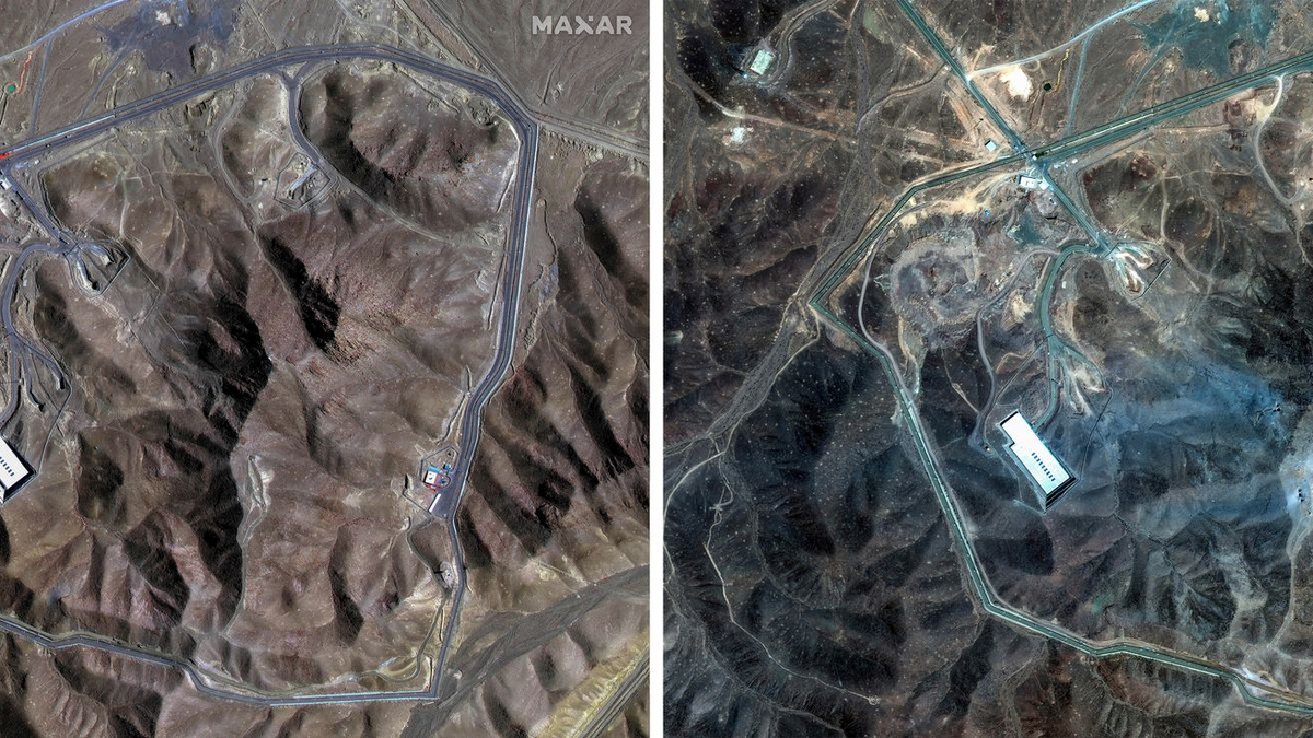 Es gibt widersprüchliche Angaben dazu, wie weit das iranische Atomprogramm zurückgeworfen wurde. - Foto: Uncredited/Maxar Technologies via AP/dpa