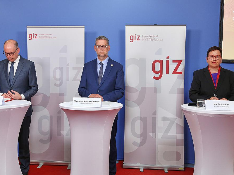 Pressekonferenz: Deutsche Gesellschaft für Internationale Zusammenarbeit am 23.06.2025 - Foto: über dts Nachrichtenagentur