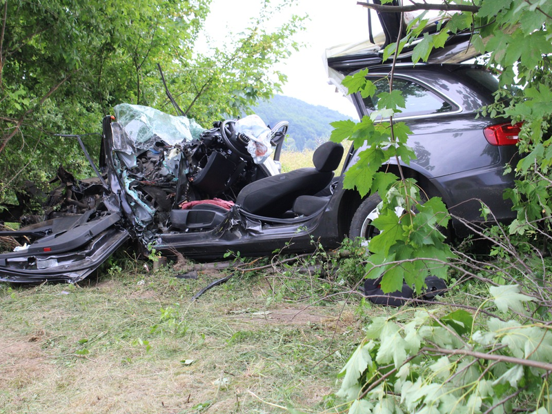 POL-MI: Hiller prallt gegen Baum - Schwer verletzt eingeklemmt - Foto: presseportal.de