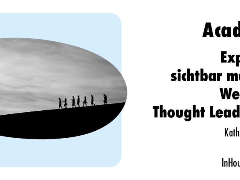 Expertise sichtbar machen: Wege zur Thought Leadership / Eine Inhouse-Schulung der news aktuell Academy - Foto: presseportal.de