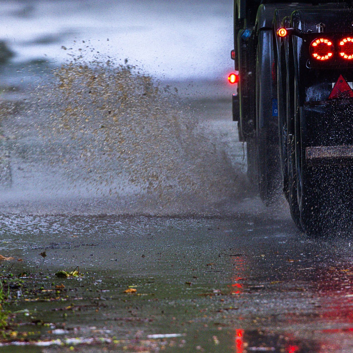 Im Norden Deutschlands regnete es am Montag.  - Foto: Jens Büttner/dpa