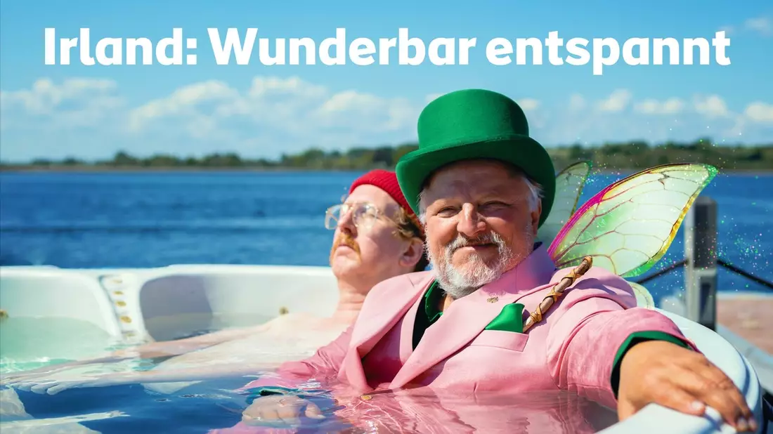 Irland: Wunderbar entspannt / Uke Bosse, Axel Prahl und die Magie der Langsamkeit - Teil drei der erfolgreichen Trilogie von Tourism Ireland geht online! / Axel Prahl über seine Liebe zu den Iren - Bild: presseportal.de