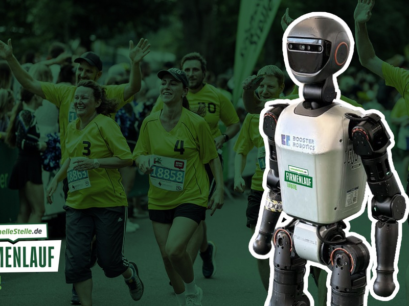 Erstmals in Europa: Humanoider Roboter namens Booster läuft beim schnelleStelle.de Firmenlauf in Leipzig mit - Foto: presseportal.de