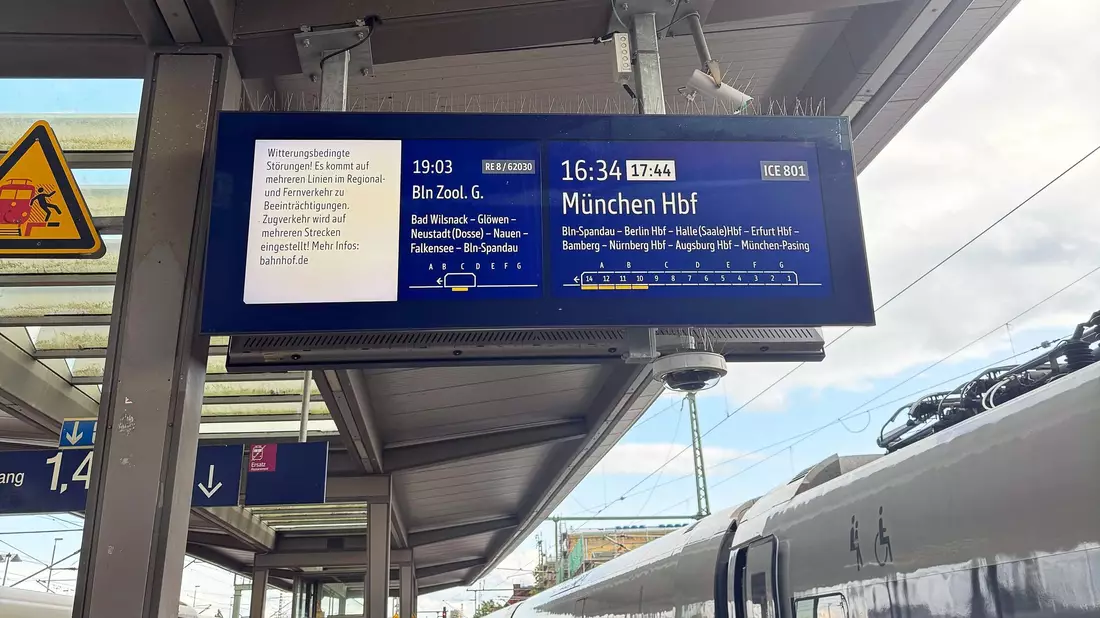 Die Bahn sperrte die wichtige Zugstrecke zwischen Berlin und Hamburg.  - Bild: Silke Brüggemeier/dpa