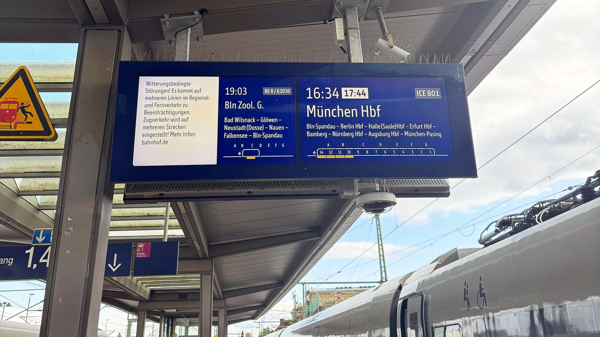 Die Bahn sperrte die wichtige Zugstrecke zwischen Berlin und Hamburg.  - Foto: Silke Brüggemeier/dpa