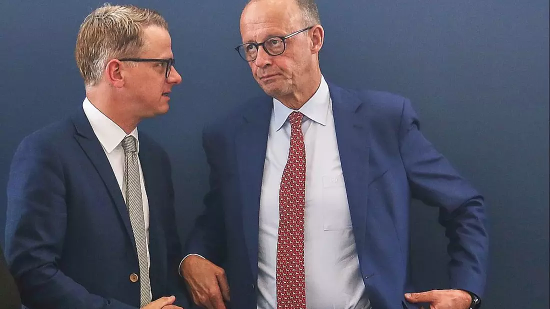 Carsten Linnemann und Friedrich Merz am 23.06.2025 - Bild: über dts Nachrichtenagentur