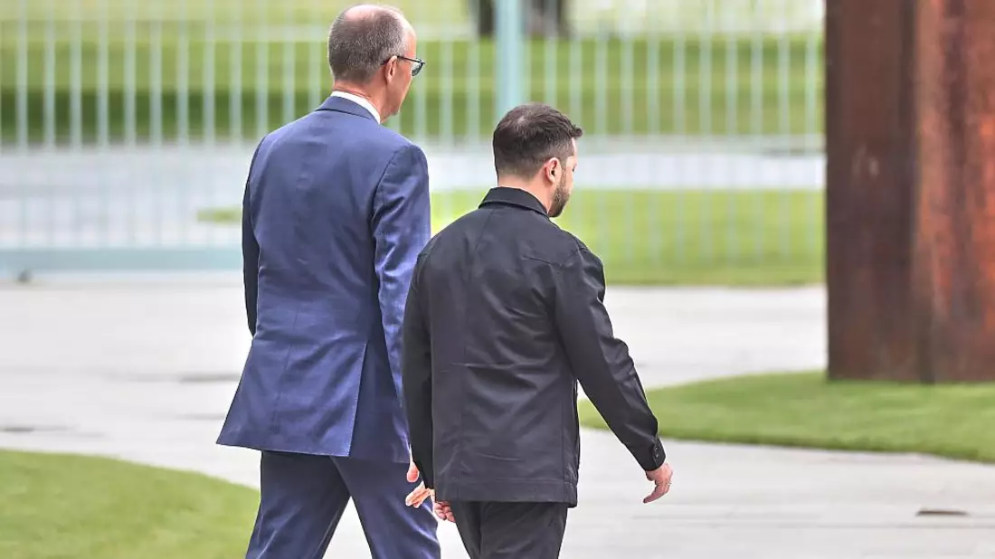 Friedrich Merz und Wolodymyr Selenskyj (Archiv) - Bild: über dts Nachrichtenagentur