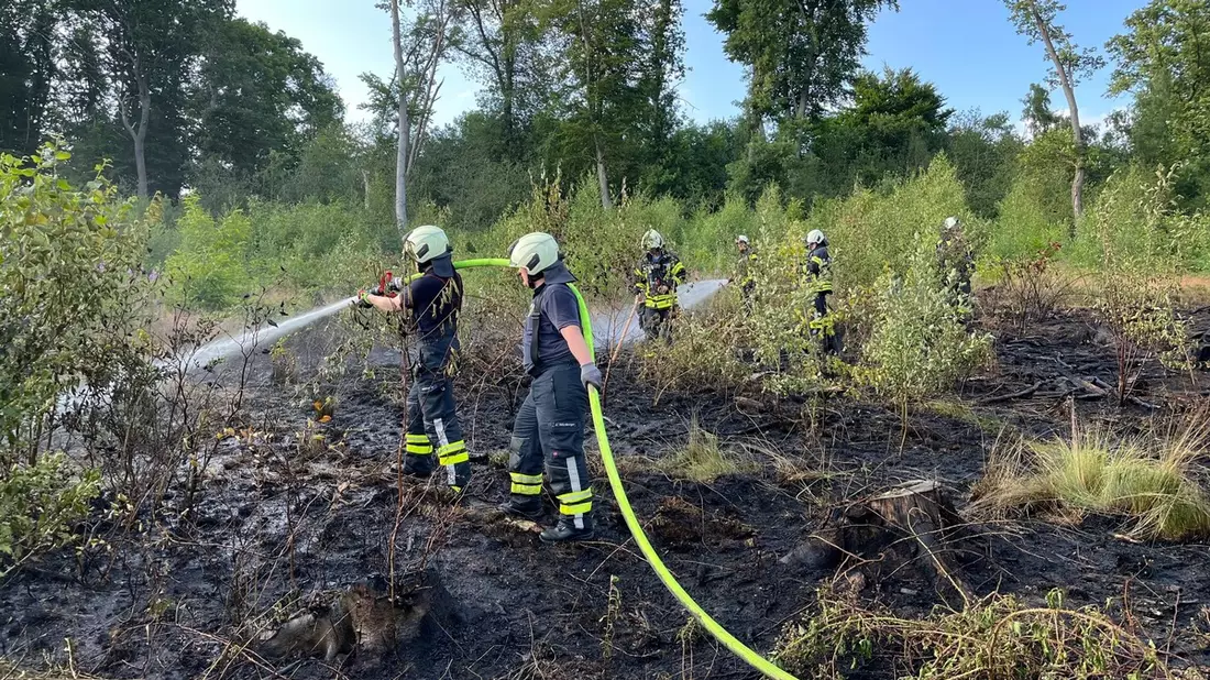 FW-EN: Waldbrand kann unter Kontrolle gebracht werden - Bild: presseportal.de