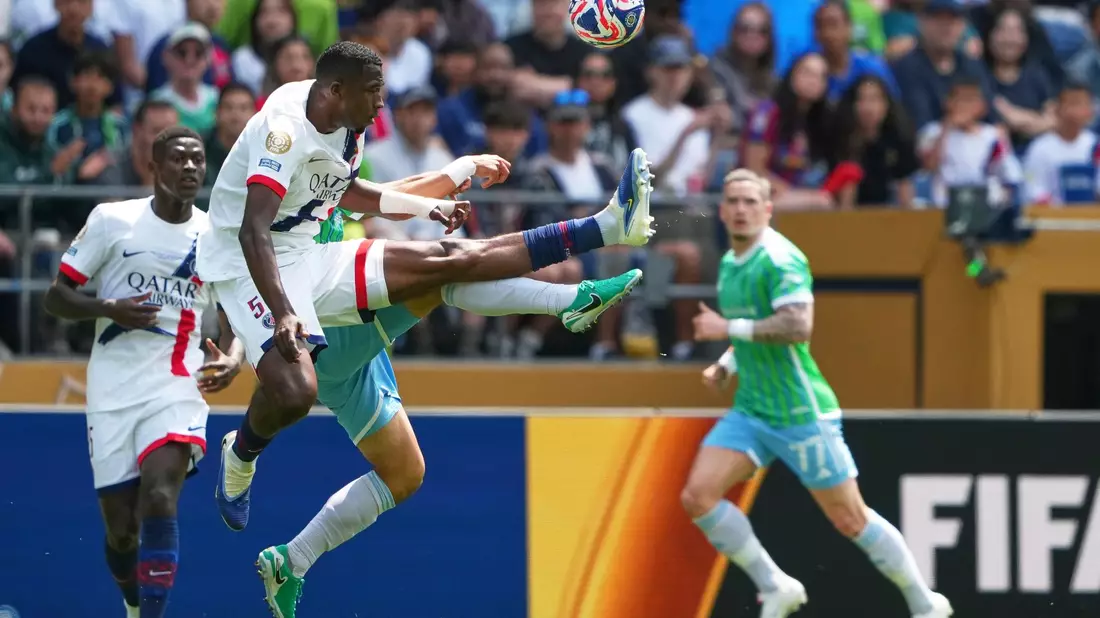 Paris Saint-Germain hat das Achtelfinale der Club-WM erreicht.  - Bild: Lindsey Wasson/AP/dpa
