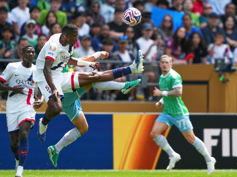 Paris Saint-Germain hat das Achtelfinale der Club-WM erreicht.  - Foto: Lindsey Wasson/AP/dpa