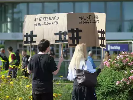 Protest gegen die AfD (Archiv) - Foto: über dts Nachrichtenagentur