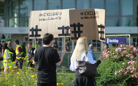 Protest gegen die AfD (Archiv) - Foto: über dts Nachrichtenagentur Protest gegen die AfD (Archiv) - Foto: über dts Nachrichtenagentur