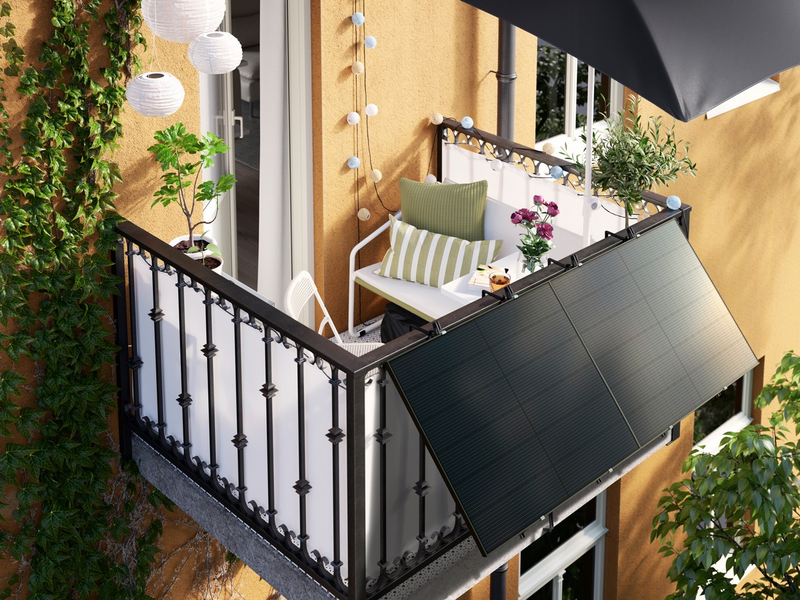 Solarstrom für alle: IKEA bringt die Energiewende für ab 1.229 Euro auf den Balkon - Foto: presseportal.de