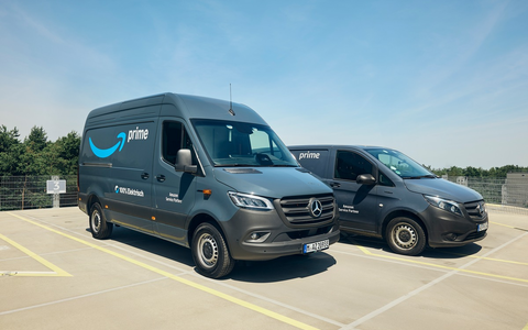 Amazon erweitert sein europäisches Transportnetzwerk um rund 5.000 Elektro-Transporter von Mercedes-Benz Vans - Foto: presseportal.de