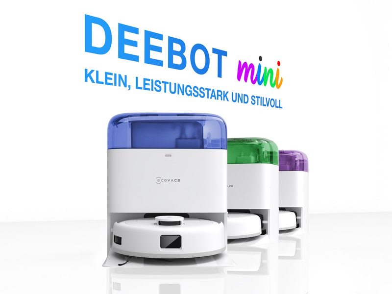 Style trifft Smartness: ECOVACS bringt mit dem neuen DEEBOT mini Design, Leistung und Leichtigkeit in den Alltag - Foto: presseportal.de