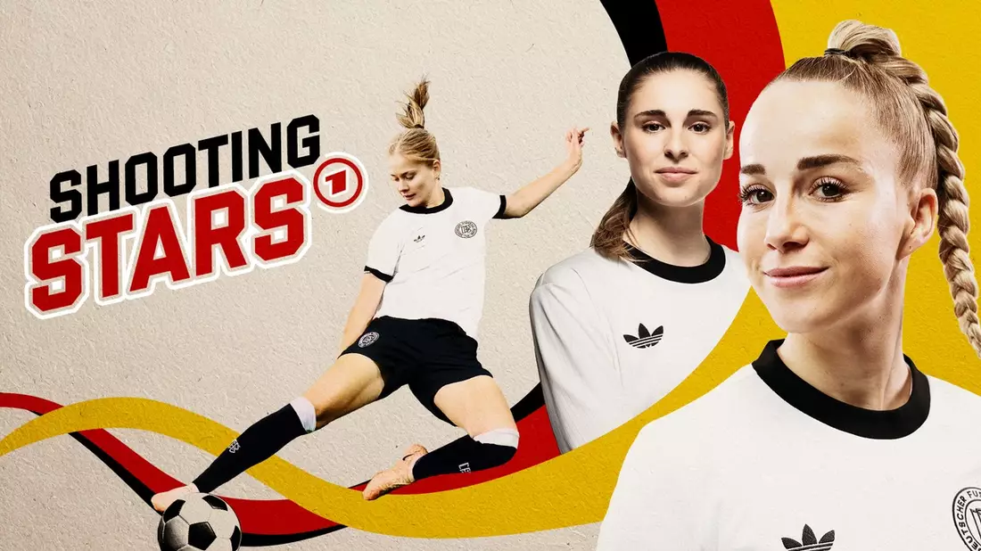 Shootingstars: Neue ARD-Doku begleitet die Nationalspielerinnen Jule Brand, Giulia Gwinn und Sjoeke Nüsken vor der UEFA Frauen-EM 2025 in der Schweiz - Bild: presseportal.de