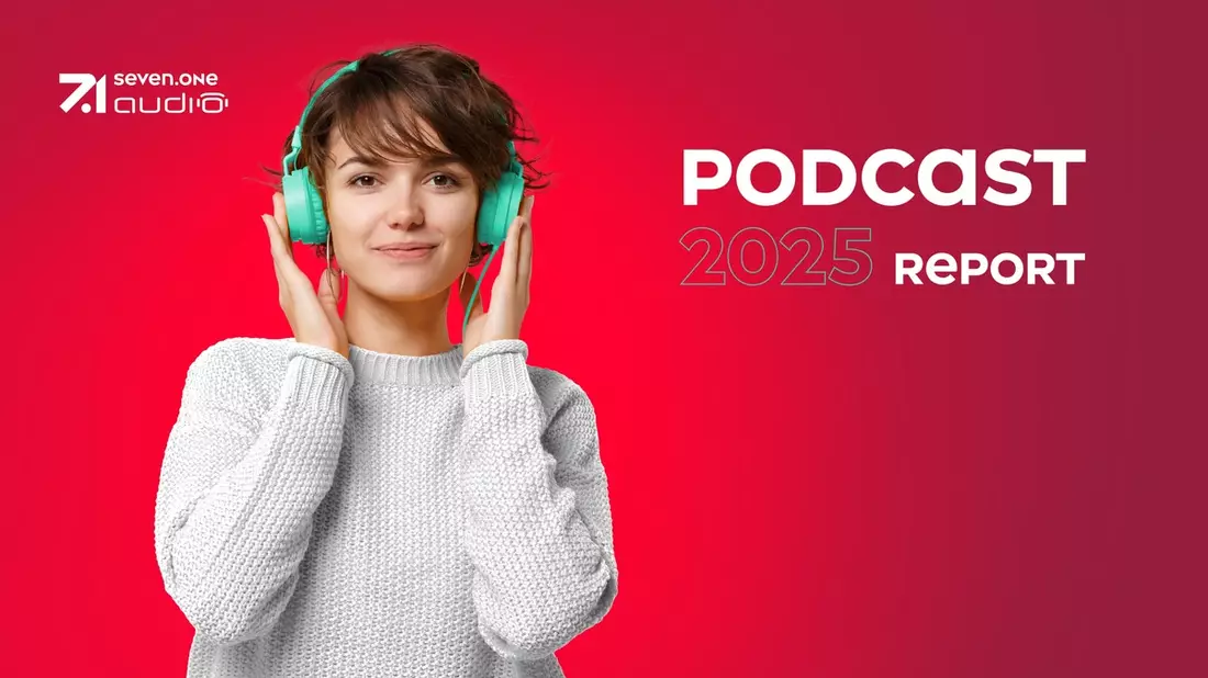 Junge Hörerinnen prägen den Podcast-Markt! Der Podcast 2025 Report von Seven.One Audio zeigt signifikanten Wandel in der Zielgruppe - Bild: presseportal.de
