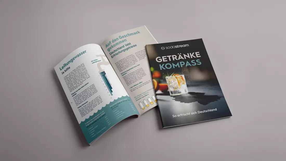 Mit Sprudel oder ohne, Fruchtschorle oder doch lieber Softdrink? SodaStream zeigt mit seinem Getränkekompass, womit Deutschland sich wo und wie erfrischt - Bild: presseportal.de
