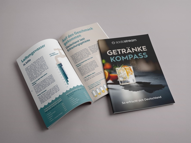 Mit Sprudel oder ohne, Fruchtschorle oder doch lieber Softdrink? SodaStream zeigt mit seinem Getränkekompass, womit Deutschland sich wo und wie erfrischt - Foto: presseportal.de