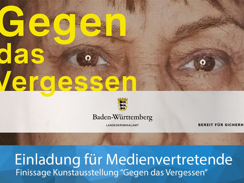 LKA-BW: Einladung für Medienvertretende: Finissage der Wanderausstellung Gegen das Vergessen am 1. Juli 2025 - Foto: presseportal.de