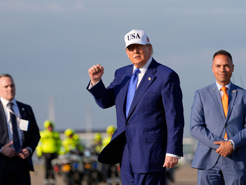 Trump will kommende Woche mit dem Iran sprechen. - Foto: Alex Brandon/AP/dpa