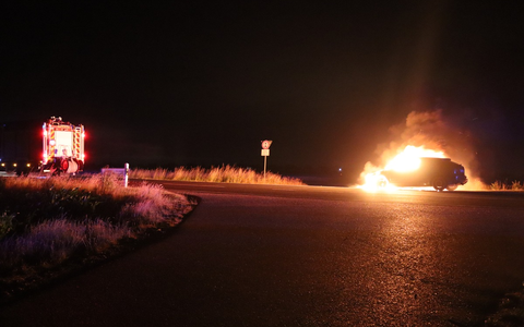 FW Gangelt: Pkw-Brand auf der Kreisstraße 3 - Foto: presseportal.de