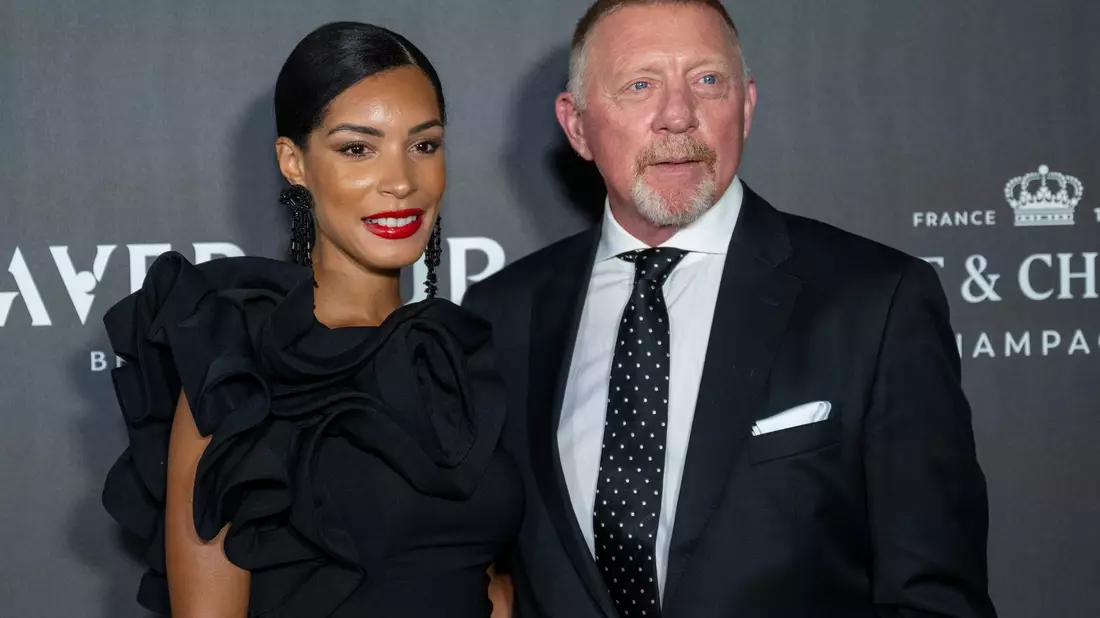 In dem mehrsekündigen Video sieht man Beckers Frau Lilian de Carvalho Monteiro, wie sie in einem hellen Kleid ihre Hand an ihren gewölbten Bauch hält. (Archivbild) - Bild: Christophe Gateau/dpa