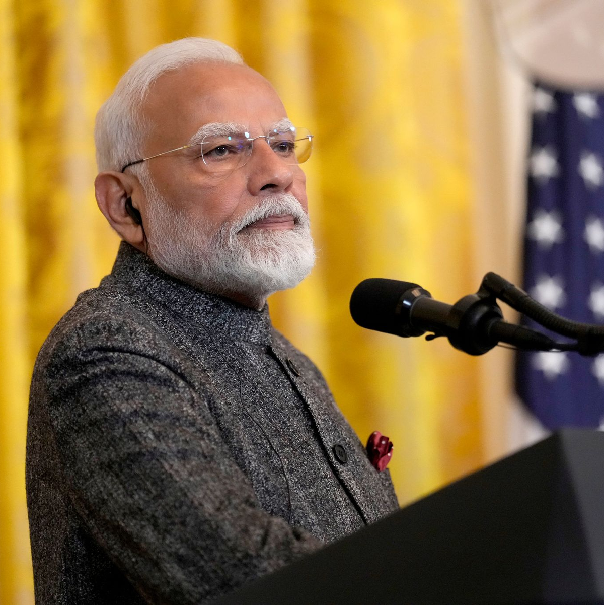 Indiens Premierminister Modi: Das Land könnte vom Zollstreit zwischen den USA und China profitieren (Archivbild) - Foto: Ben Curtis/AP/dpa