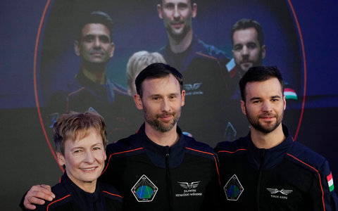 Teilnehmer der Raumfahrtmission Axiom 4 - Foto: Czarek Sokolowski/AP/dpa