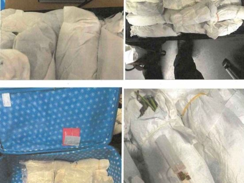 HZA-P: Reisender am Flughafen BER mit 50 Kilogramm der berauschenden Pflanze Kath im Gepäck erwischt / Wegen Verdachts des Drogenschmuggels ermittelt nun der Zoll - Foto: presseportal.de